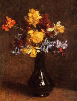 Henri Fantin-Latour : Vase of Flowers